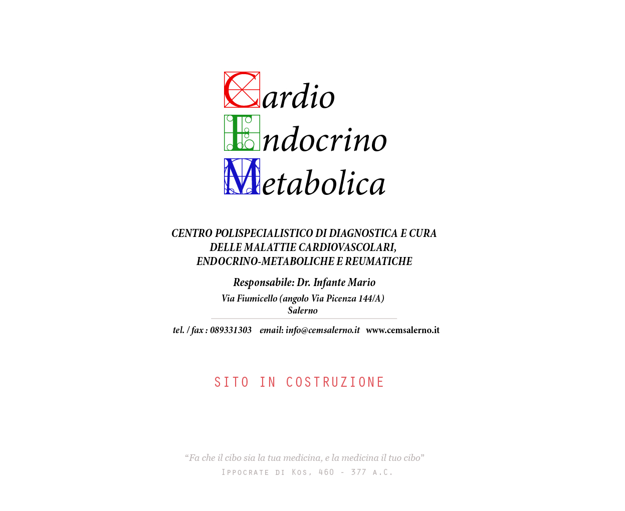 Cardio Endocrino Metabolica - Salerno -  contatto: info@cemsalerno.it 